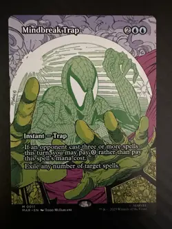 Mindbreak Trap - Borderless - MTG Marvel Spider Man Eternal Legal - M/NM - Image 1