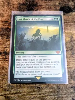 Last March of the Ents #172 LOTR: Tales of Middle-Earth Magic The Gathering MTG - Image 1