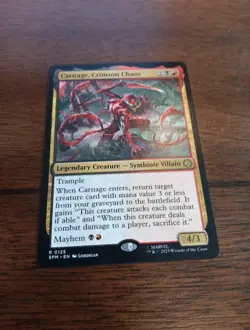 Magic the Gathering Spider-Man MTG Carnage Crimson Chaos Card #0125 SEE PICS - Image 3
