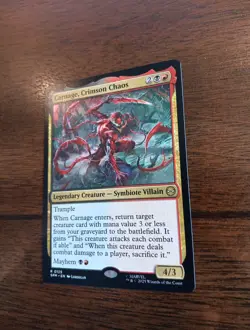 Magic the Gathering Spider-Man MTG Carnage Crimson Chaos Card #0125 SEE PICS - Image 4