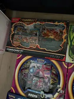 2x Pokemon TCG: Hoopa V Box 2x Pokemon Pikachu V box Kleavor Box Charizard Box 820650851179 - Image 3