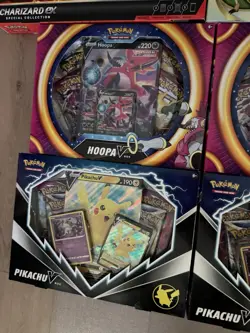 2x Pokemon TCG: Hoopa V Box 2x Pokemon Pikachu V box Kleavor Box Charizard Box 820650851179 - Image 4