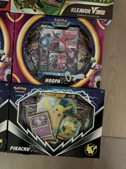 2x Pokemon TCG: Hoopa V Box 2x Pokemon Pikachu V box Kleavor Box Charizard Box 820650851179 - Image 5