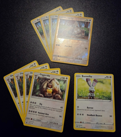 Bunnelby (5x) & Diggersby (4x) - Pokemon Cards mini-set - Image 1
