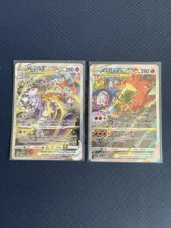 Pokemon VSTAR Mewtwo and Charizard Set of 2 GG44/GG70, SWSH262 - Image 1