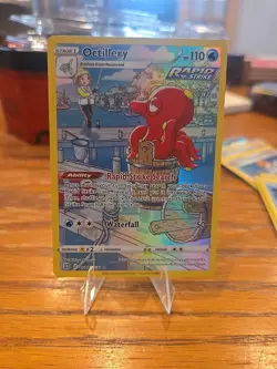 Octillery TG03/TG30 Brilliant Stars Trainer Gallery Ultra Rare Full Art Pokemon - Image 2