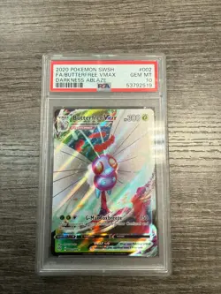 2020 Pokemon: BUTTERFREE VMAX 002/189 - [Darkness Ablaze] - Gem Mint - PSA 10 💎 - Image 1