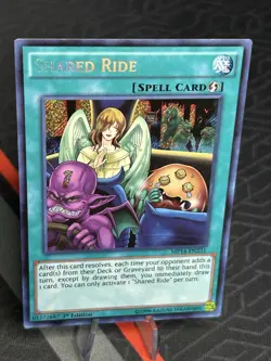 YUGIOH SHARED RIDE SECRET RARE MP14-EN231 1ST EDITION - Image 1