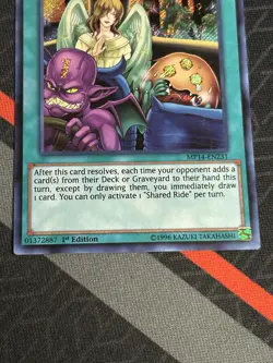 YUGIOH SHARED RIDE SECRET RARE MP14-EN231 1ST EDITION - Image 4