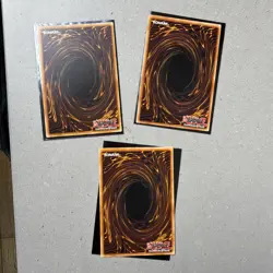 Yugioh! 3x NM Ash Blossom & Joyous Spring MP22-EN257 (Prismatic Secret Rare) - Image 3