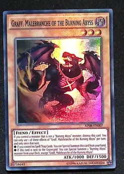 Graff, Malebranche Of The Burning Abyss - AP08-EN007 - Super Rare - Yugioh - Image 1