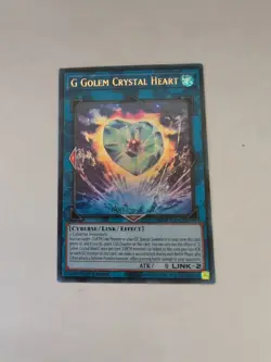 Yugioh! G Golem Crystal Heart - BLCR-EN042 - Ultra Rare - 1st Edition Near Mint, - Image 1