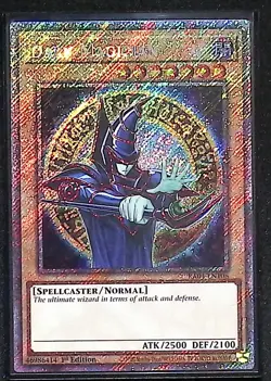 DARK MAGICIAN - Alt Art RA04-EN106 - Platinum Secret Rare - 1st Edition Yugioh - Image 1