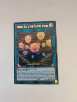 Yugioh - Hieratic Seal of the Heavenly Spheres - BLCR-EN090 - UR - 1st Ed - NM - Image 1