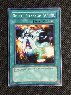 YuGiOh! - Spirit Message "A" RP02-EN048 Common Unlimited (Reprint) Near Mint - Image 1