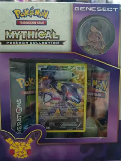 Pokemon TCG Genesect Mythical Pokemon Collection Box - New Sealed Generations - Image 1