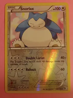 Pokemon TCG Snorlax 109/149 Boundaries Crossed Uncommon Reverse Holo Near Mint - Image 1