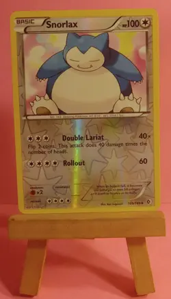 Pokemon TCG Snorlax 109/149 Boundaries Crossed Uncommon Reverse Holo Near Mint - Image 3