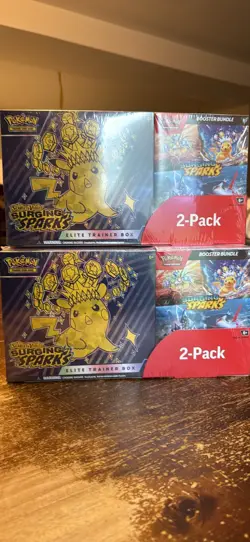 Pokemon TCG Scarlet &Violet Surging Sparks Elite Trainer box + Booster Bundle - Image 2