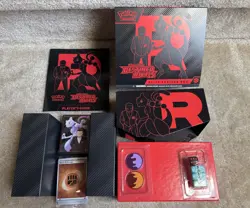 Empty Pokemon Destined Rivals ETB Elite Trainer Box WITH Accessories NO PACKS - Image 1