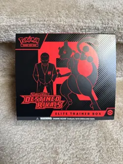 Empty Pokemon Destined Rivals ETB Elite Trainer Box WITH Accessories NO PACKS - Image 2