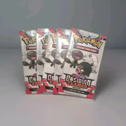 Pokemon TCG Obsidian Flames & Pokemon Paldea Evolved x 6 Packs - Image 1
