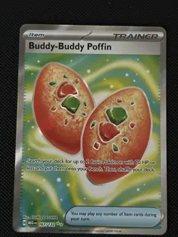 Pokemon TCG Mega Evolution Buddy-Buddy Poffin 167/132 English NM - Image 1