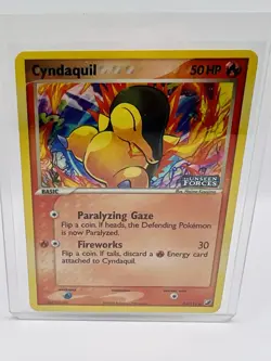 Pokemon TCG Cyndaquil EX Unseen Forces 54/115 Reverse Holo Stamped NM-LP - Image 2