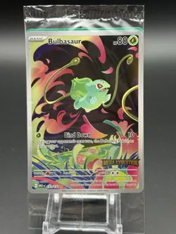 2025 Pokemon Mega Evolutions Bulbasaur 133/132 Stamped Promo Sealed IR - Image 1