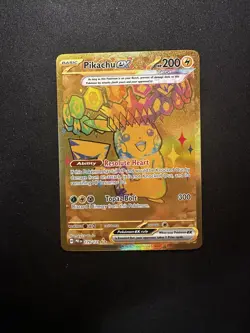 Pikachu ex 179/131 - Hyper Rare GOLD - Prismatic Evolutions - Pokemon TCG - Image 1