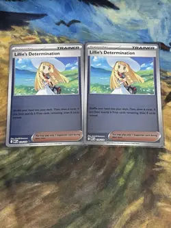 Lillie's Determination 119/132 Reverse Holo RH Pokemon Mega Evolution MEG EN NM - Image 1