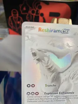 🇫🇷 Carte Pokemon Reshiram EX WHT FR 173/086 flamme blanche Neuf Fr - Image 2