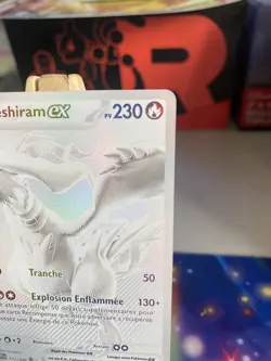 🇫🇷 Carte Pokemon Reshiram EX WHT FR 173/086 flamme blanche Neuf Fr - Image 3