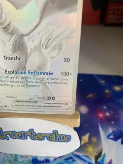 🇫🇷 Carte Pokemon Reshiram EX WHT FR 173/086 flamme blanche Neuf Fr - Image 4