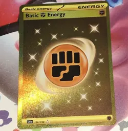 Fighting Energy 258/198, Scarlet & Violet, Pokemon TCG NM Golden Secret Rare - Image 2