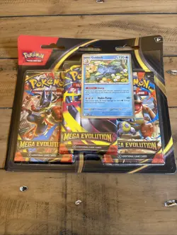 Pokemon - Mega Evolution 3 Pack Blister - Lot of 12 - Brand New / Sealed Golduck - Image 2