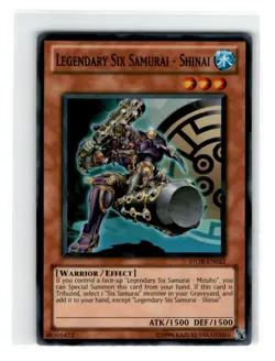 Yu-Gi-Oh! Legendary Six Samurai- Shinai Common STOR-EN023 Moderately Played - Image 1