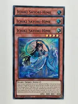 Yu Gi Oh - 3x DOOD-EN030 Ichiki Sayori-Hime - Super Rare - Image 1