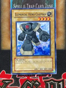 Yugioh Elemental Hero Clayman TLM-EN003 Common LP - Image 1
