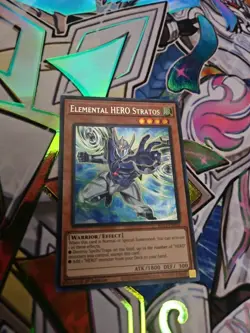 Yu-Gi-Oh Elemental Hero Stratos BLC1-EN022 Ultra Rare 1st Edition (Silver) - Image 1