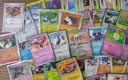 Lot of 175+ English Holo/Reverse Holo Official Pokemon TCG Cards W/ Sleeves - Image 2