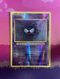 Pokemon Card Gastly Evolutions Reverse Holo Common 47/108 Near Mint - Image 1