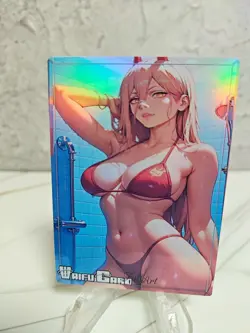 Power Trading Card Waifu Goddess Story Anime Girl holo Karte Manga Full Art - Image 1