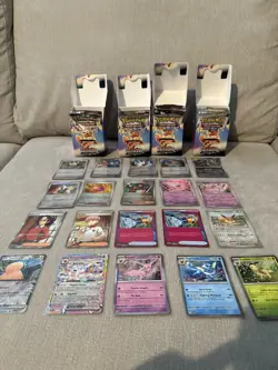 Prismatic Evolutions Bundle Bulk Cards Includes Ex, Pokeball, Full Arts & bulk - Image 1