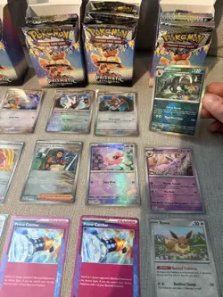 Prismatic Evolutions Bundle Bulk Cards Includes Ex, Pokeball, Full Arts & bulk - Image 5