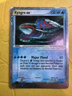 Kyogre EX #1/100 Holo E Reader Black Star Promo 001 Nintendo 2003 Pokemon Card - Image 1