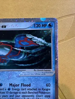 Kyogre EX #1/100 Holo E Reader Black Star Promo 001 Nintendo 2003 Pokemon Card - Image 3