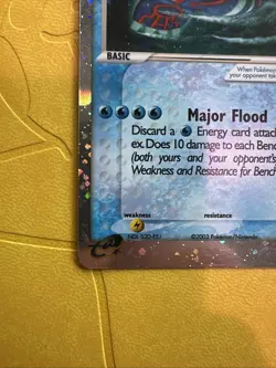 Kyogre EX #1/100 Holo E Reader Black Star Promo 001 Nintendo 2003 Pokemon Card - Image 5