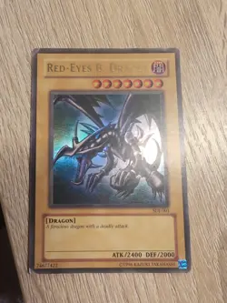 SDJ-001 Red-Eyes B. Dragon Unlimited MP Yu-Gi-Oh Card - Image 1