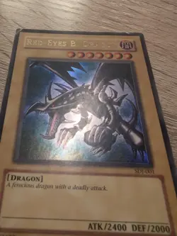 SDJ-001 Red-Eyes B. Dragon Unlimited MP Yu-Gi-Oh Card - Image 5